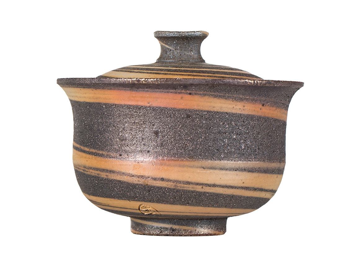 Гайвань # 52171, дровяной обжиг, керамика Дэхуа, ручная работа, 120 мл.