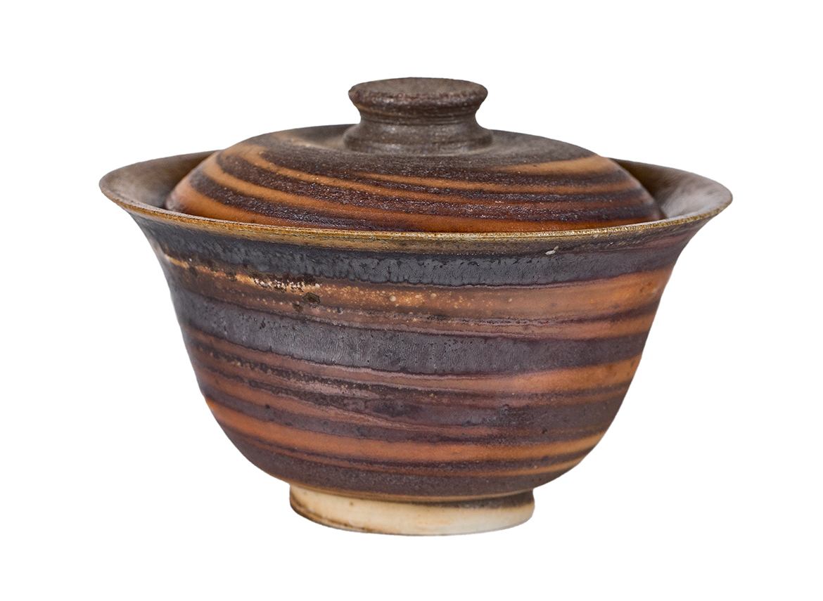 Гайвань # 52172, дровяной обжиг, керамика Дэхуа, ручная работа, 110 мл.