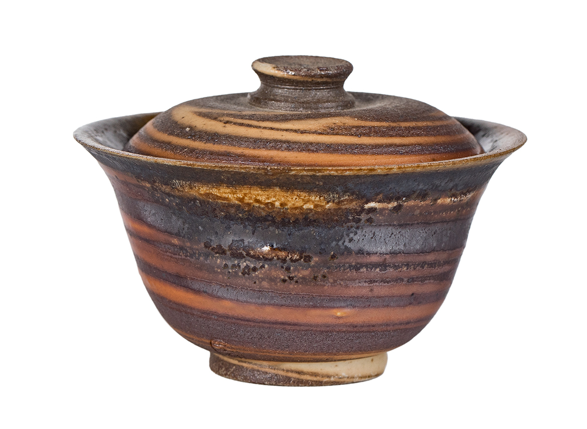 Гайвань # 52172, дровяной обжиг, керамика Дэхуа, ручная работа, 110 мл.