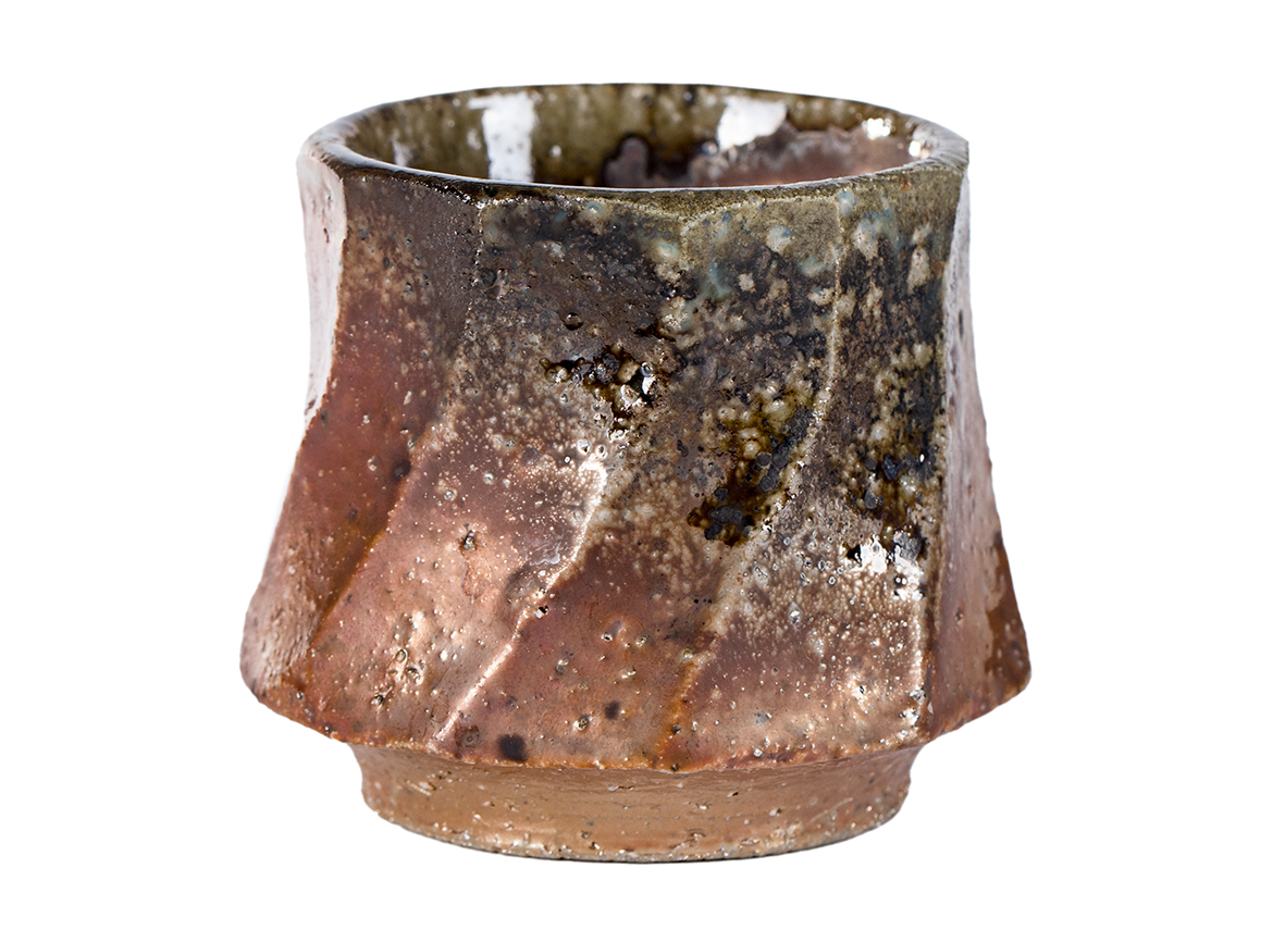 Пиала # 52173, дровяной обжиг, керамика Дэхуа, ручная работа, 70 мл.