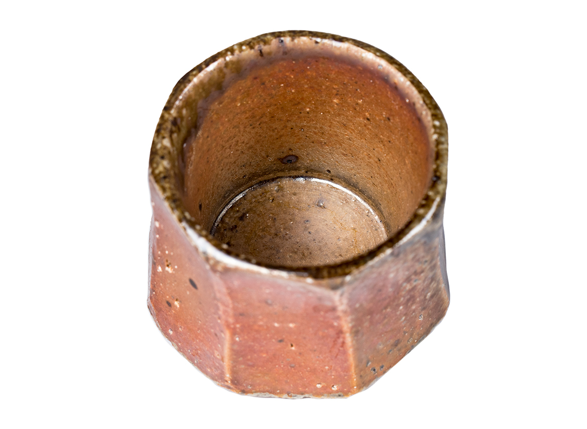 Пиала # 52174, дровяной обжиг, керамика Дэхуа, ручная работа, 80 мл.