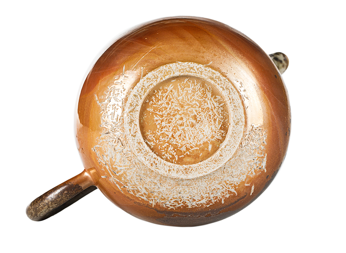 Чайник # 52175, дровяной обжиг, керамика Дэхуа, ручная работа, 185 мл.