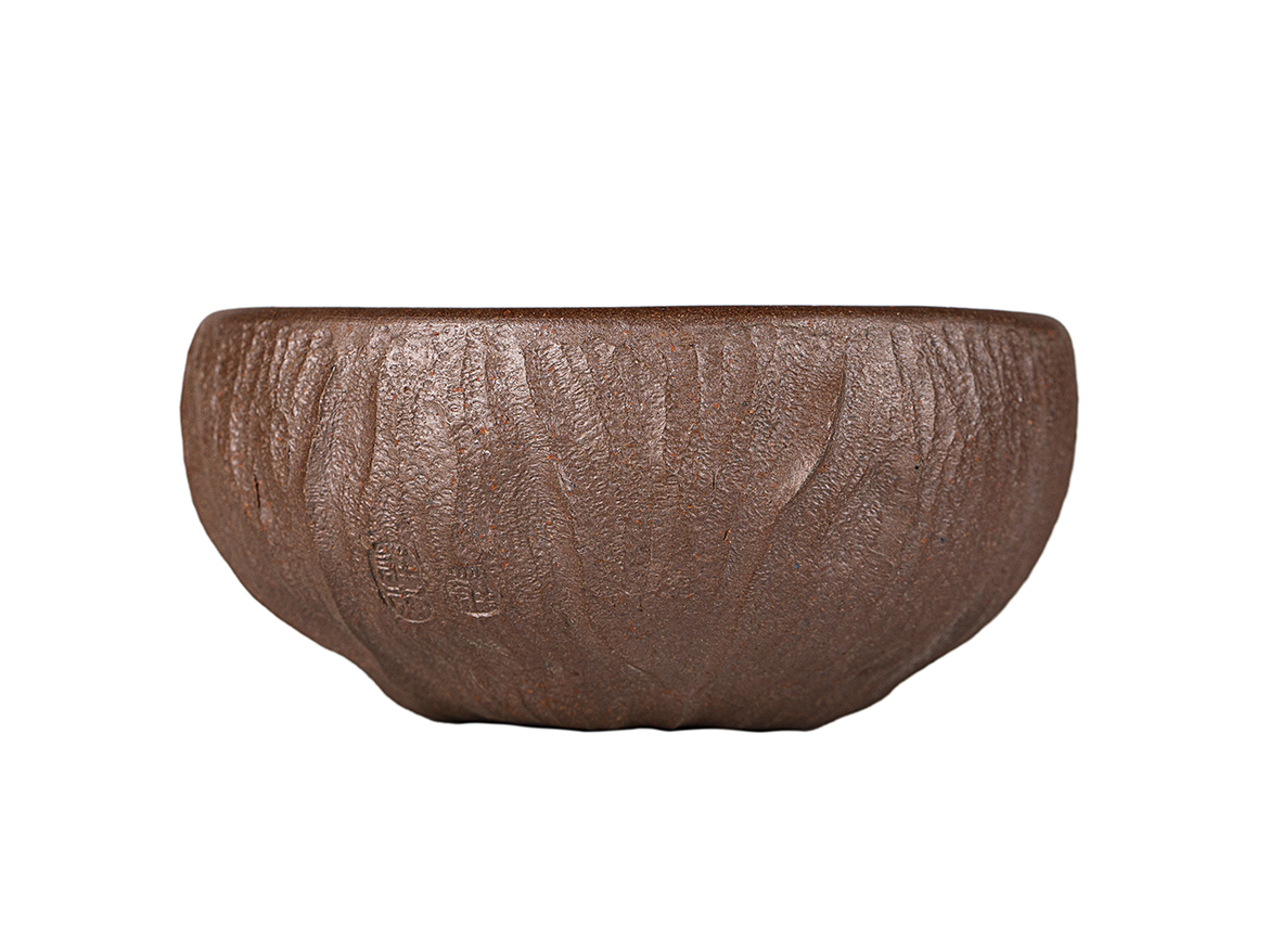 Пиала # 52177, дровяной обжиг/исинская глина, ручная работа,  82 мл.