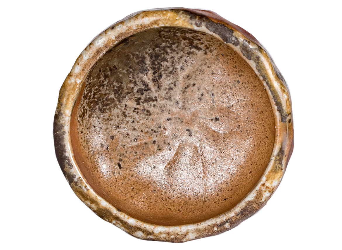 Пиала # 52180, дровяной обжиг, керамика Дэхуа, ручная работа, 95 мл.