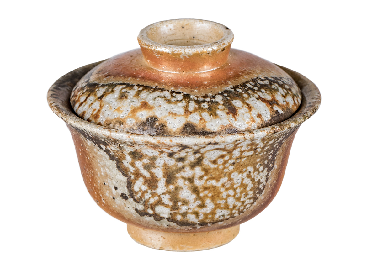 Гайвань # 52182, дровяной обжиг, керамика Дэхуа, ручная работа, 80 мл.