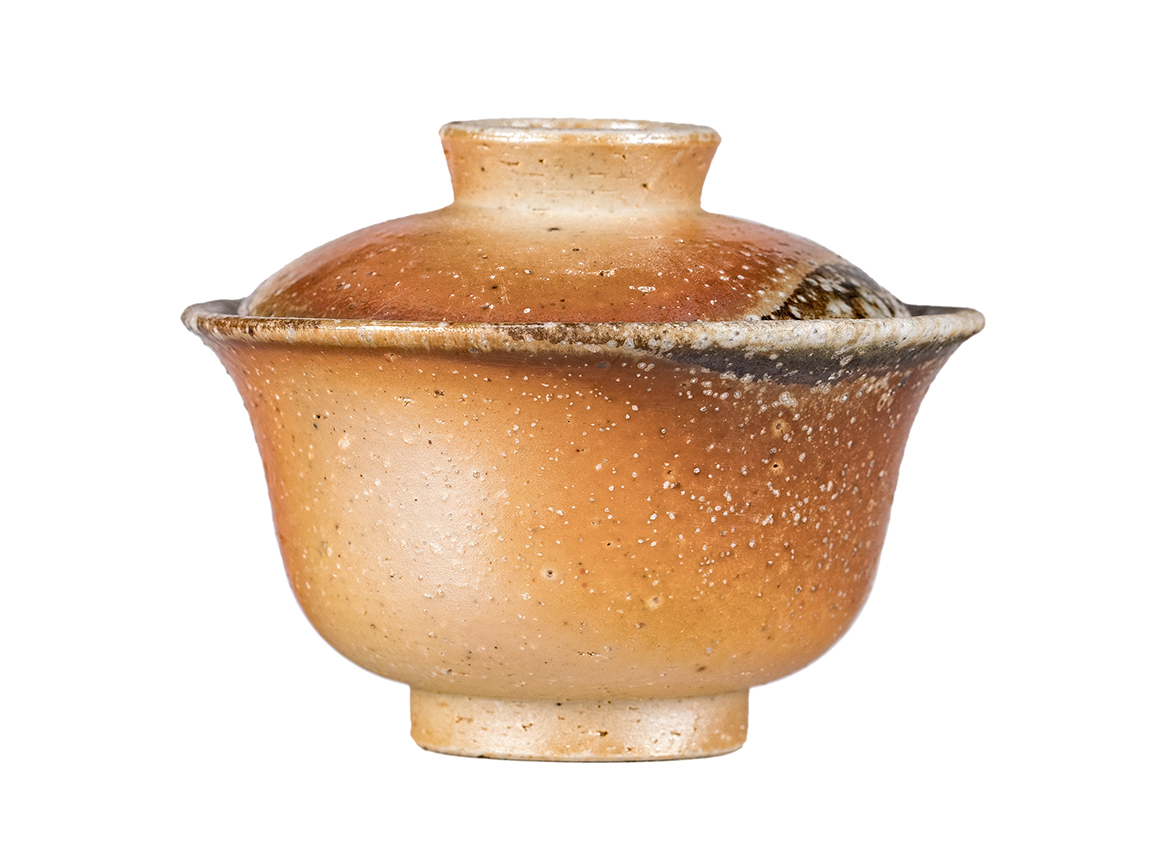 Гайвань # 52182, дровяной обжиг, керамика Дэхуа, ручная работа, 80 мл.