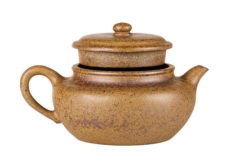 Чайник # 52184, дровяной обжиг/исинская глина, ручная работа, 250 мл.