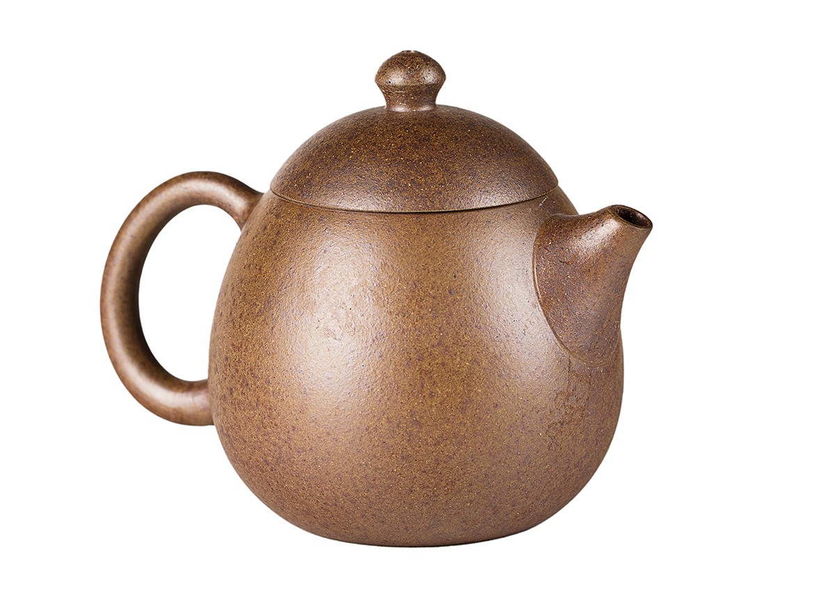 Чайник # 52185, дровяной обжиг/исинская глина, ручная работа, 185 мл.