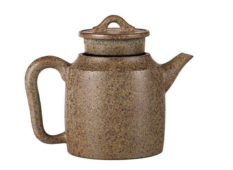 Чайник # 52188, дровяной обжиг/исинская глина, ручная работа, 285 мл.