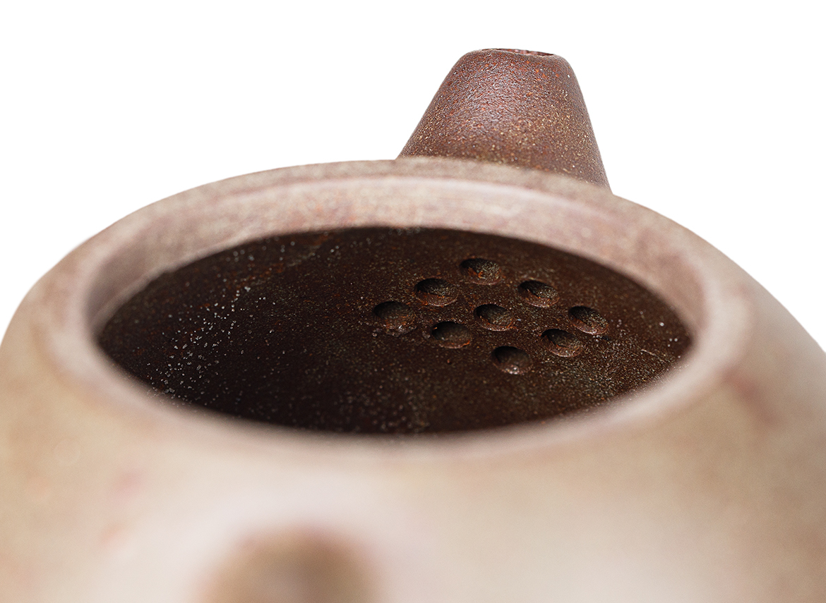 Чайник # 52190, дровяной обжиг/исинская глина, ручная работа, 240 мл.