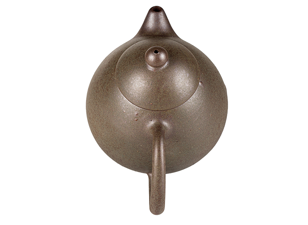 Чайник # 52190, дровяной обжиг/исинская глина, ручная работа, 240 мл.