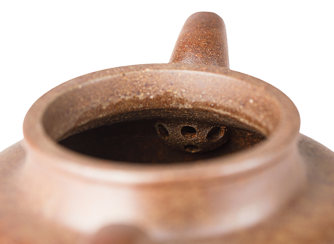 Чайник # 52191, дровяной обжиг/исинская глина, ручная работа, 110 мл.