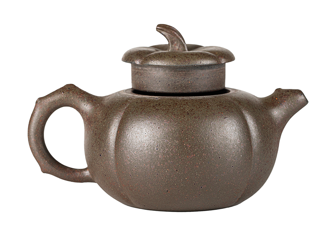 Чайник # 52192, дровяной обжиг/исинская глина, ручная работа, 230 мл.