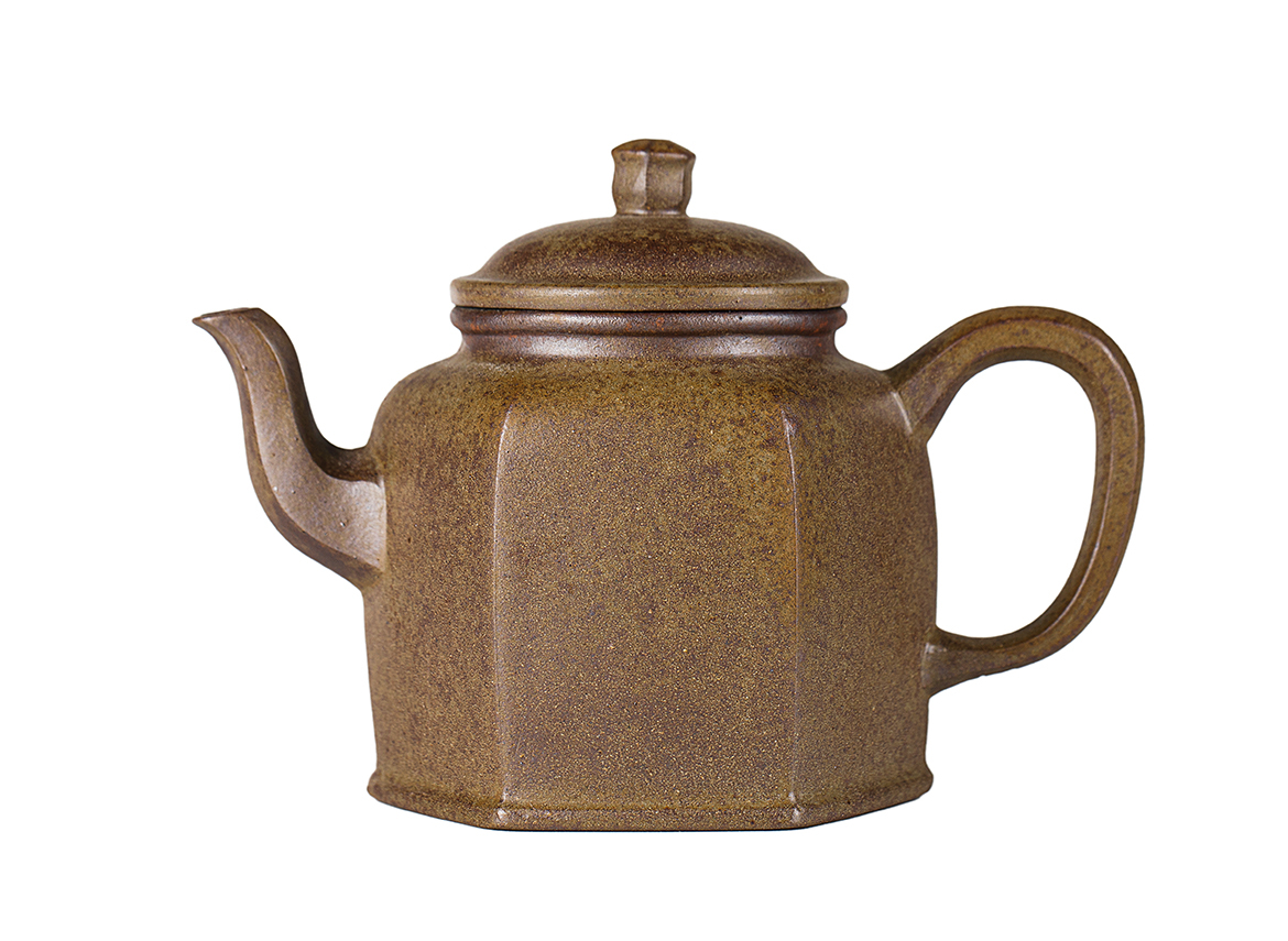 Чайник # 52193, дровяной обжиг/исинская глина, ручная работа, 210 мл.