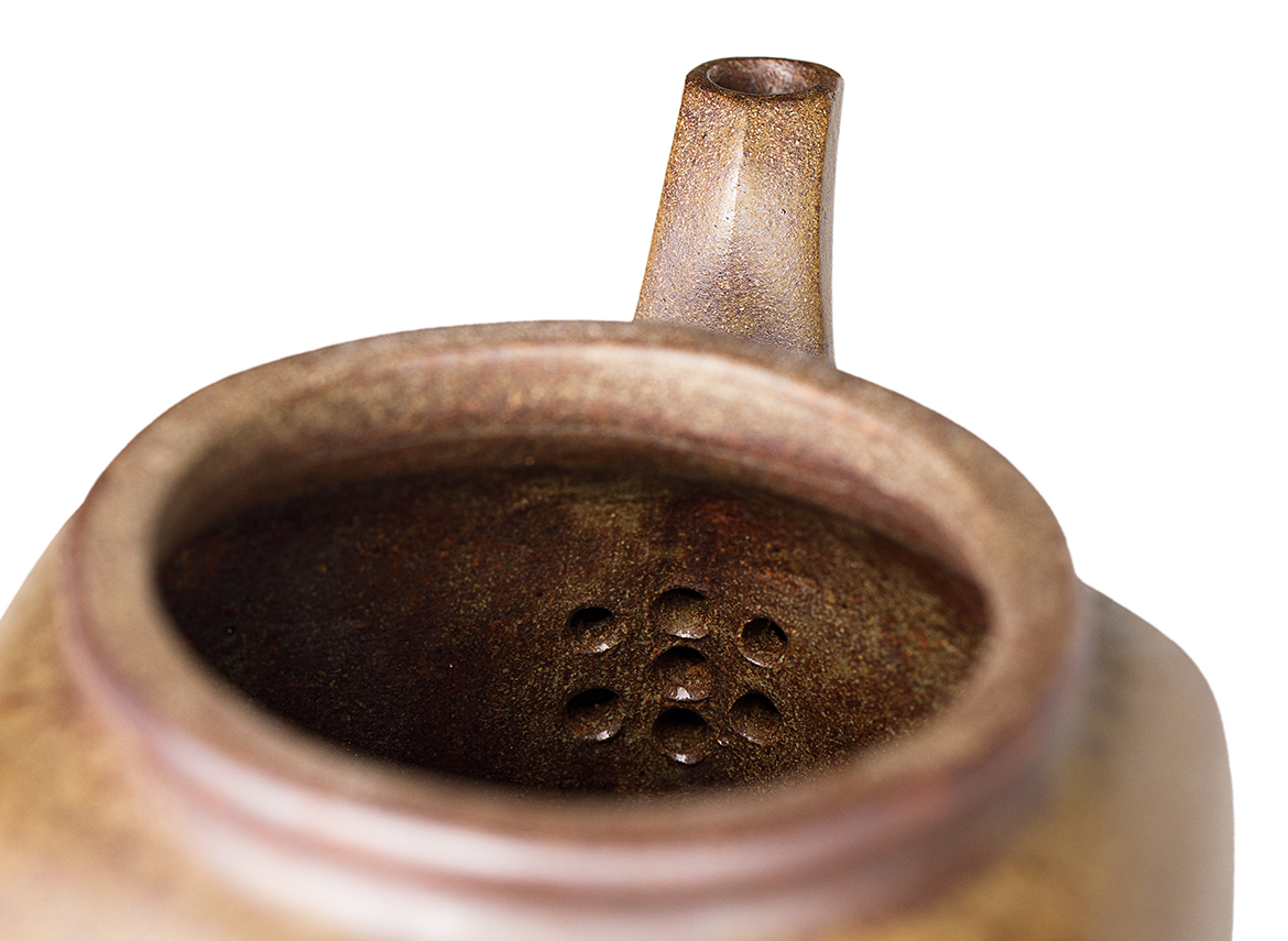 Чайник # 52193, дровяной обжиг/исинская глина, ручная работа, 210 мл.