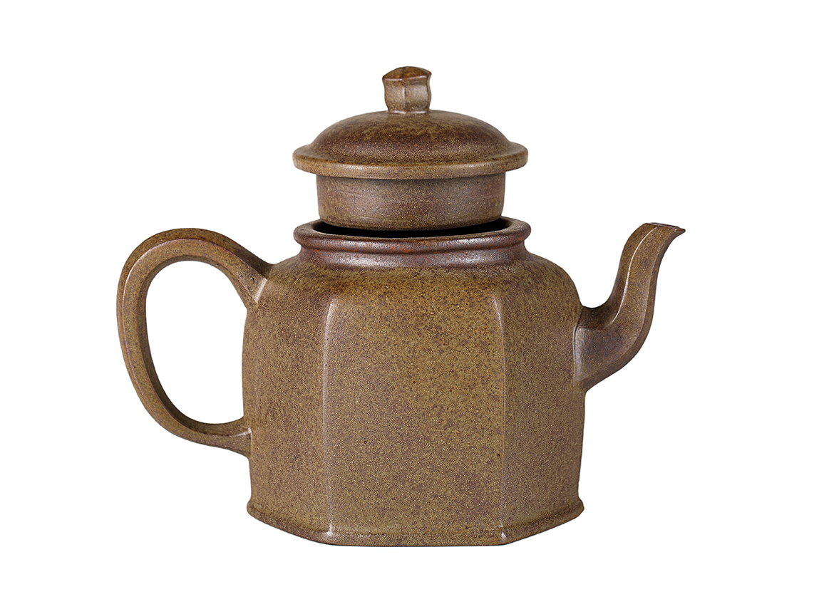 Чайник # 52193, дровяной обжиг/исинская глина, ручная работа, 210 мл.