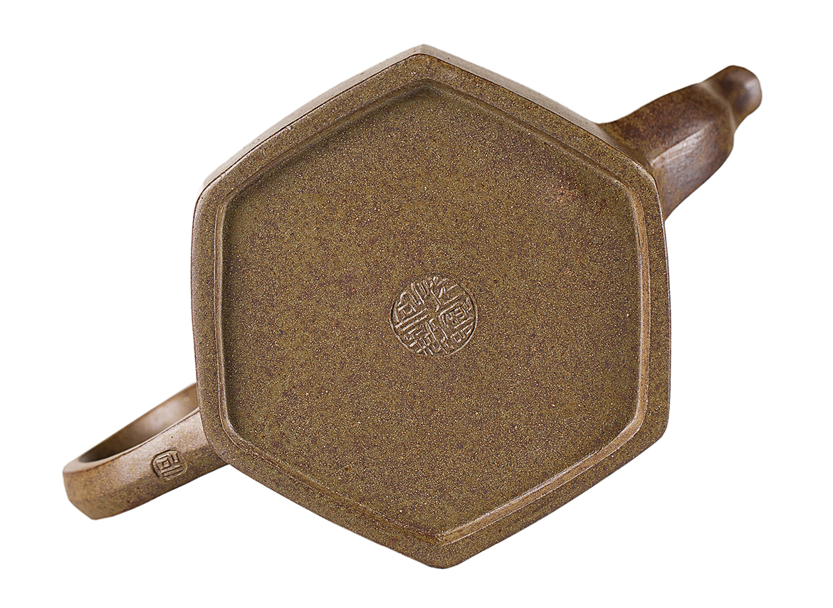 Чайник # 52193, дровяной обжиг/исинская глина, ручная работа, 210 мл.