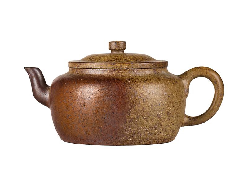 Чайник # 52195, дровяной обжиг/исинская глина, ручная работа, 145 мл.