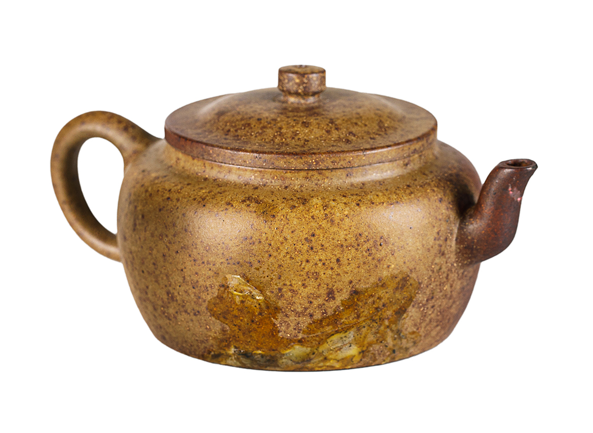 Чайник # 52195, дровяной обжиг/исинская глина, ручная работа, 145 мл.