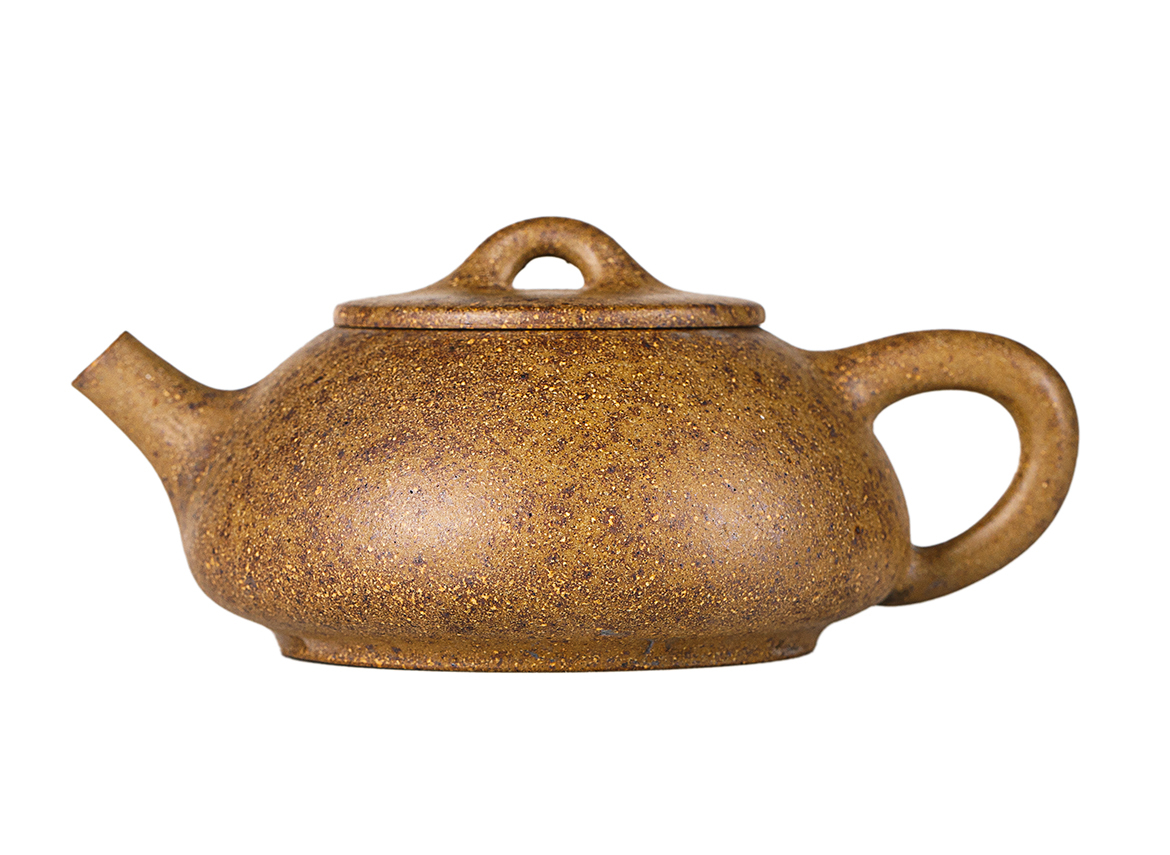 Чайник # 52196, дровяной обжиг/исинская глина, ручная работа, 75 мл.