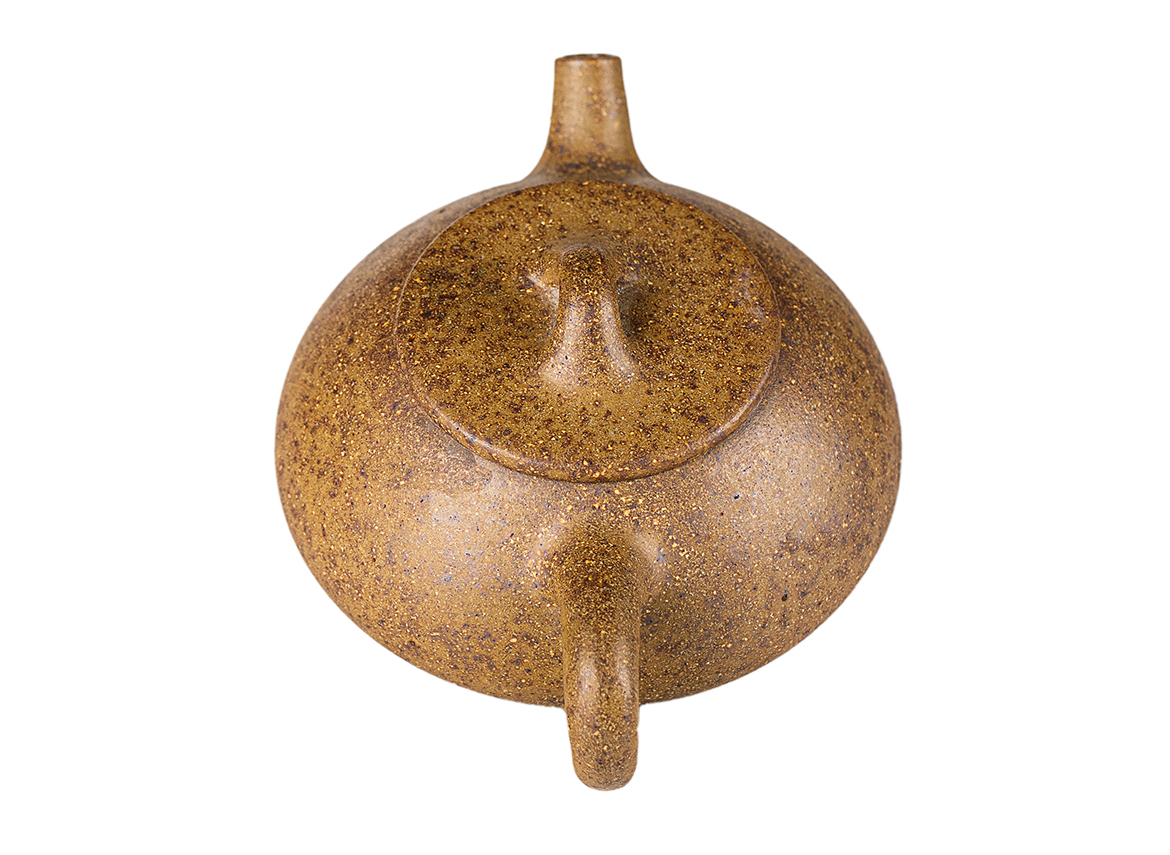 Чайник # 52196, дровяной обжиг/исинская глина, ручная работа, 75 мл.