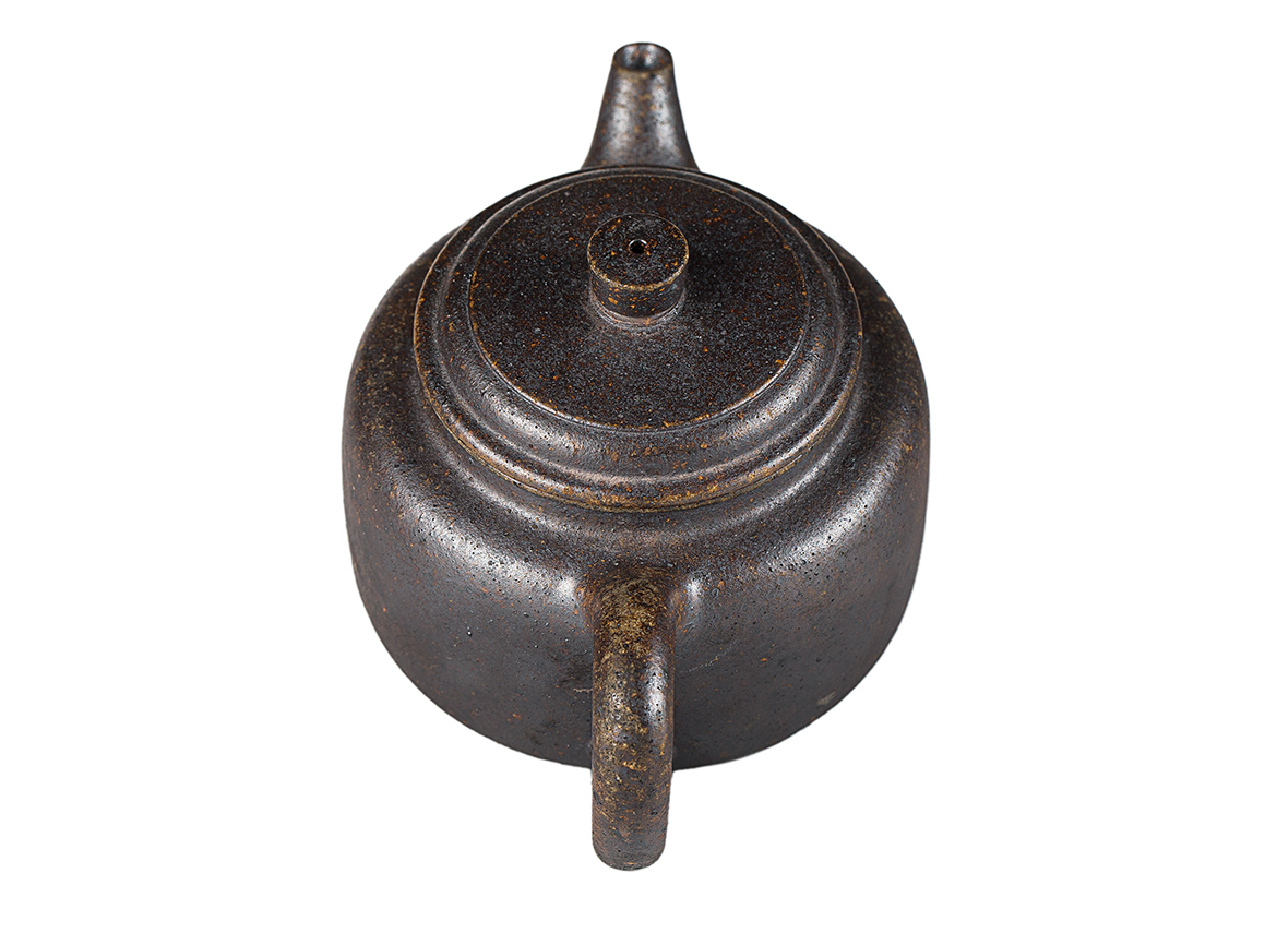 Чайник # 52198, дровяной обжиг/исинская глина, ручная работа, 155 мл.