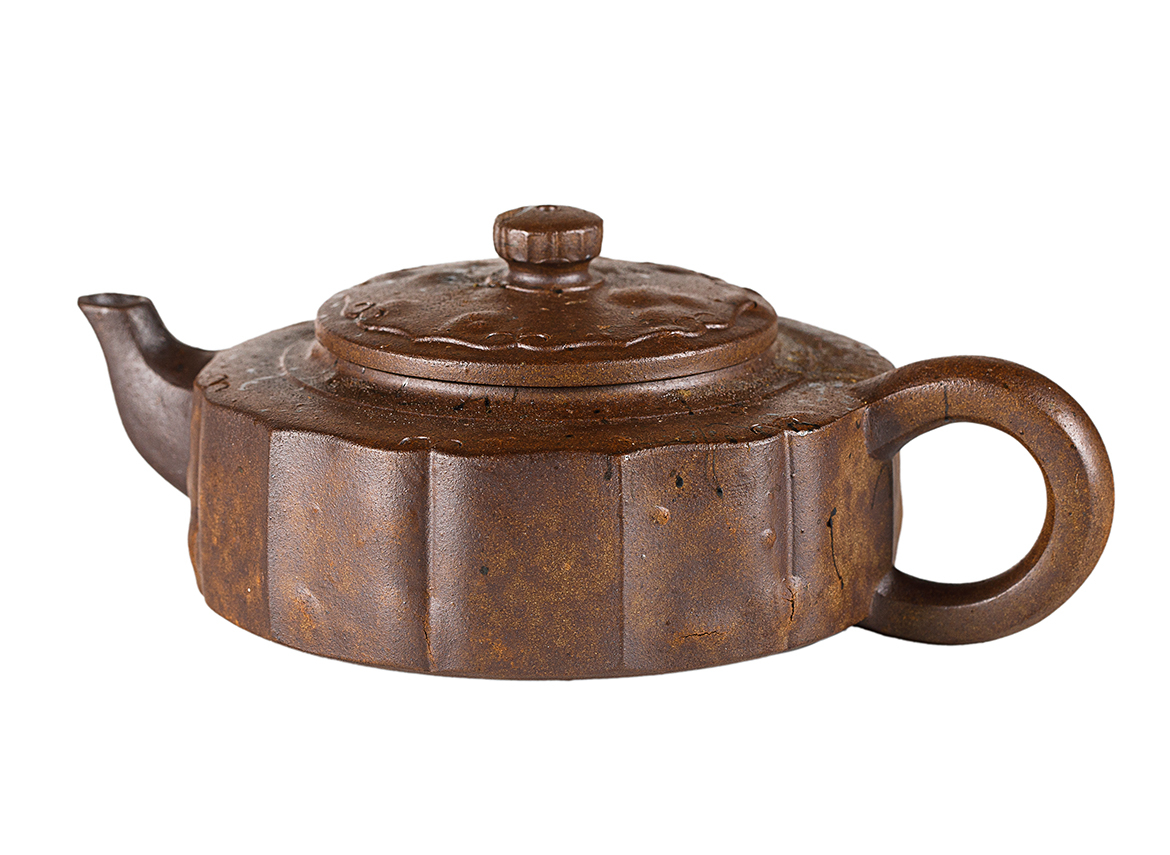 Чайник # 52199, дровяной обжиг/исинская глина, ручная работа, 230 мл.