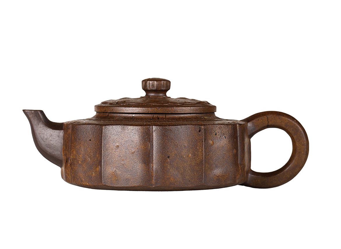 Чайник # 52199, дровяной обжиг/исинская глина, ручная работа, 230 мл.