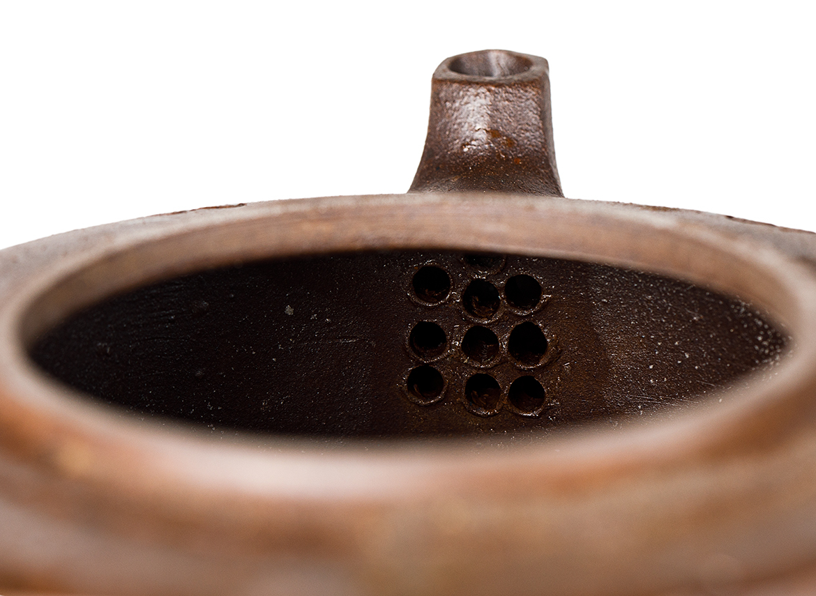 Чайник # 52199, дровяной обжиг/исинская глина, ручная работа, 230 мл.