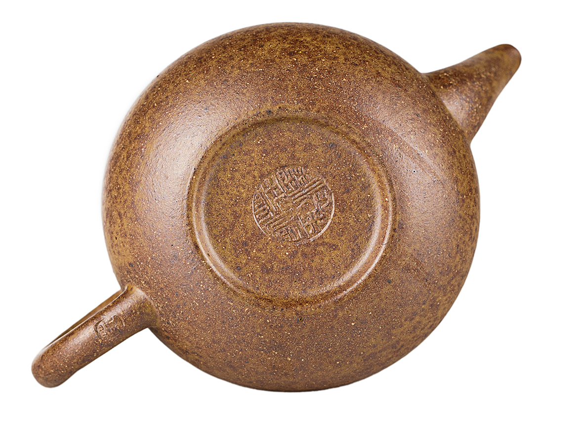 Чайник # 52201, дровяной обжиг/исинская глина, ручная работа, 105 мл.