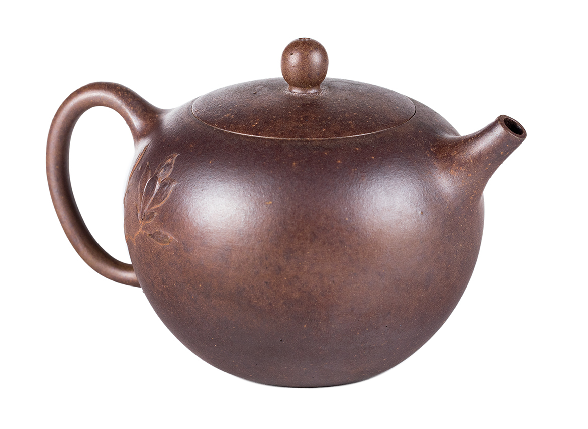 Чайник # 52204, дровяной обжиг/исинская глина, ручная работа, 240 мл.