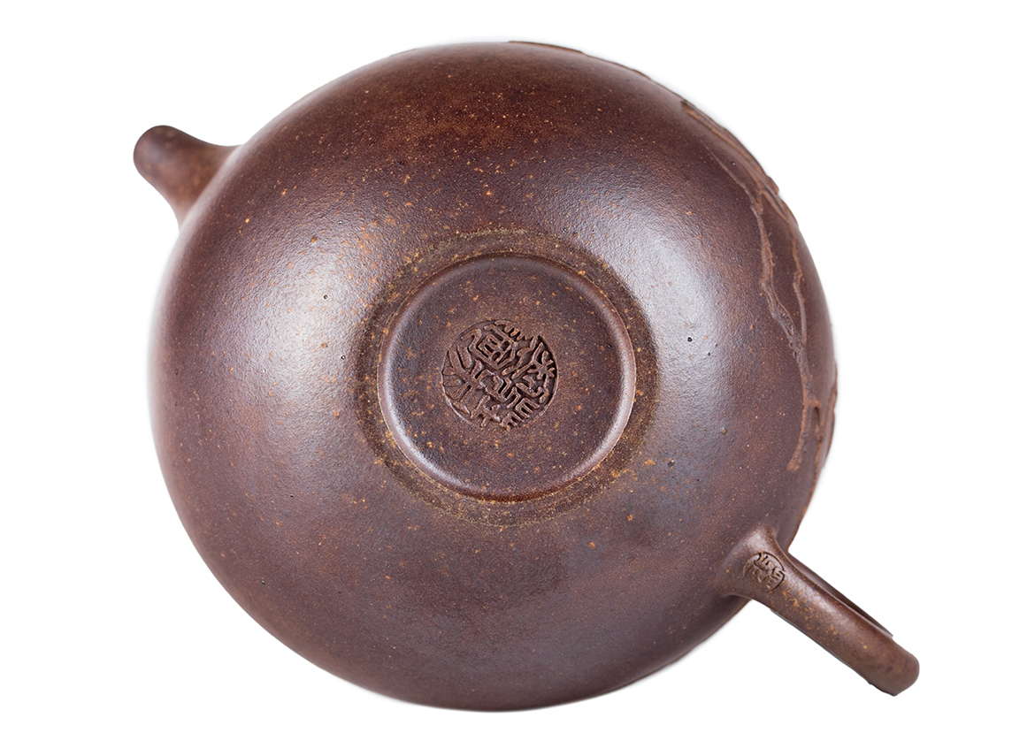 Чайник # 52204, дровяной обжиг/исинская глина, ручная работа, 240 мл.