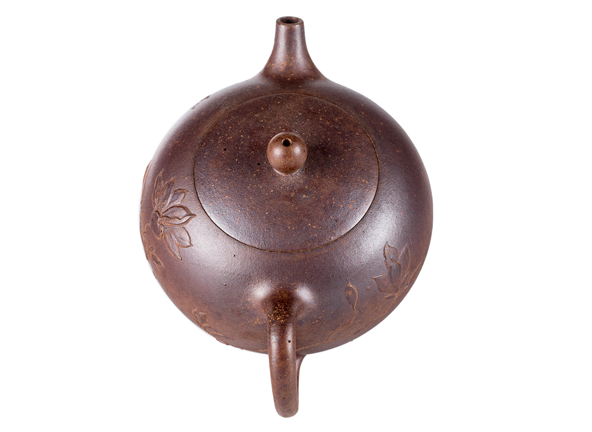 Чайник # 52204, дровяной обжиг/исинская глина, ручная работа, 240 мл.