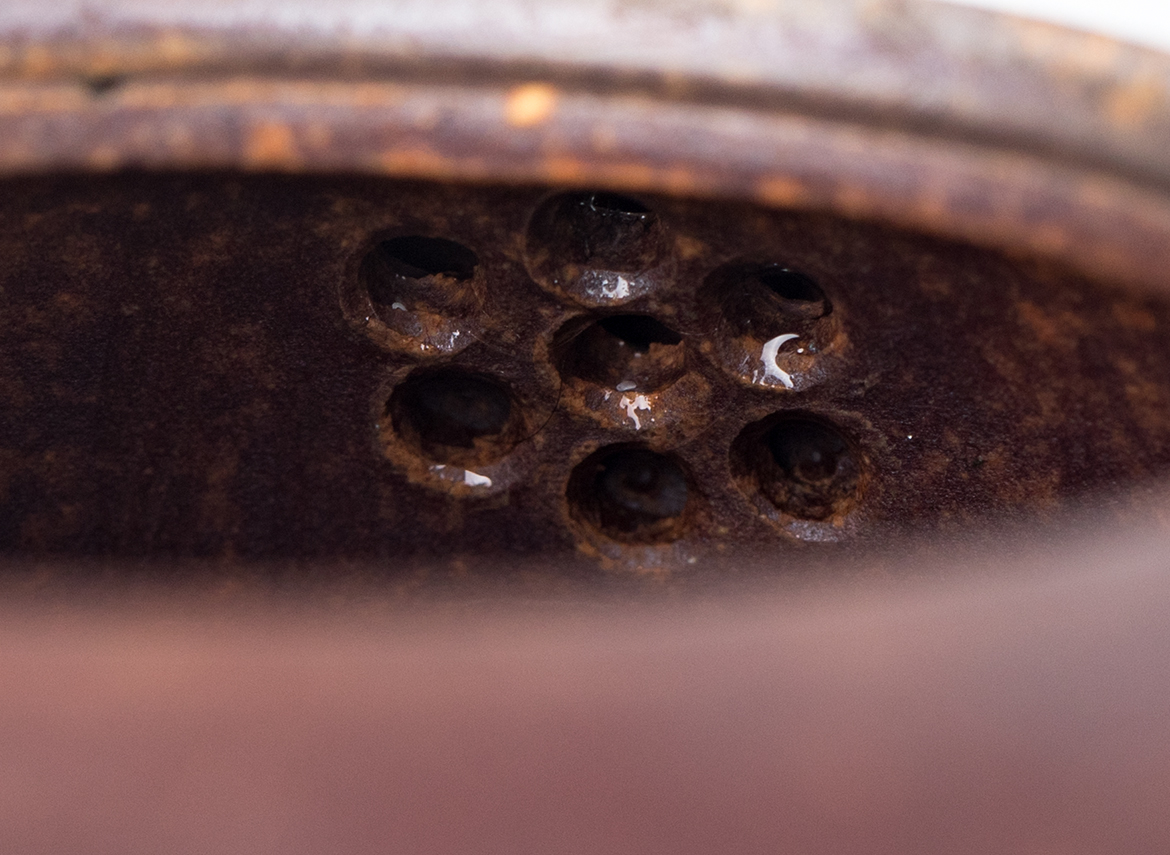 Чайник # 52204, дровяной обжиг/исинская глина, ручная работа, 240 мл.