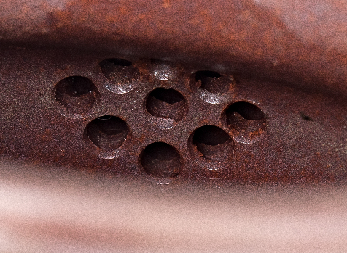 Чайник # 52207, дровяной обжиг/исинская глина, ручная работа, 310 мл.