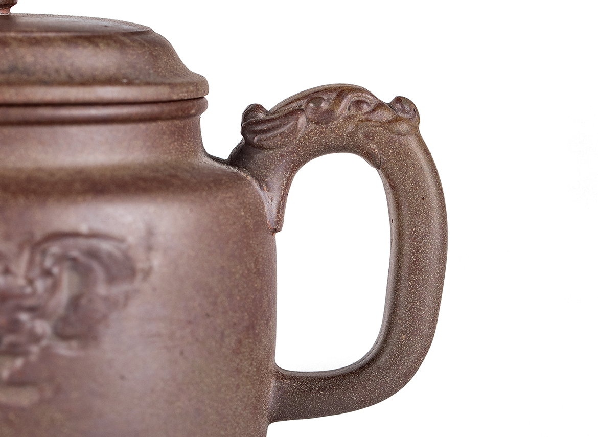 Чайник # 52207, дровяной обжиг/исинская глина, ручная работа, 310 мл.