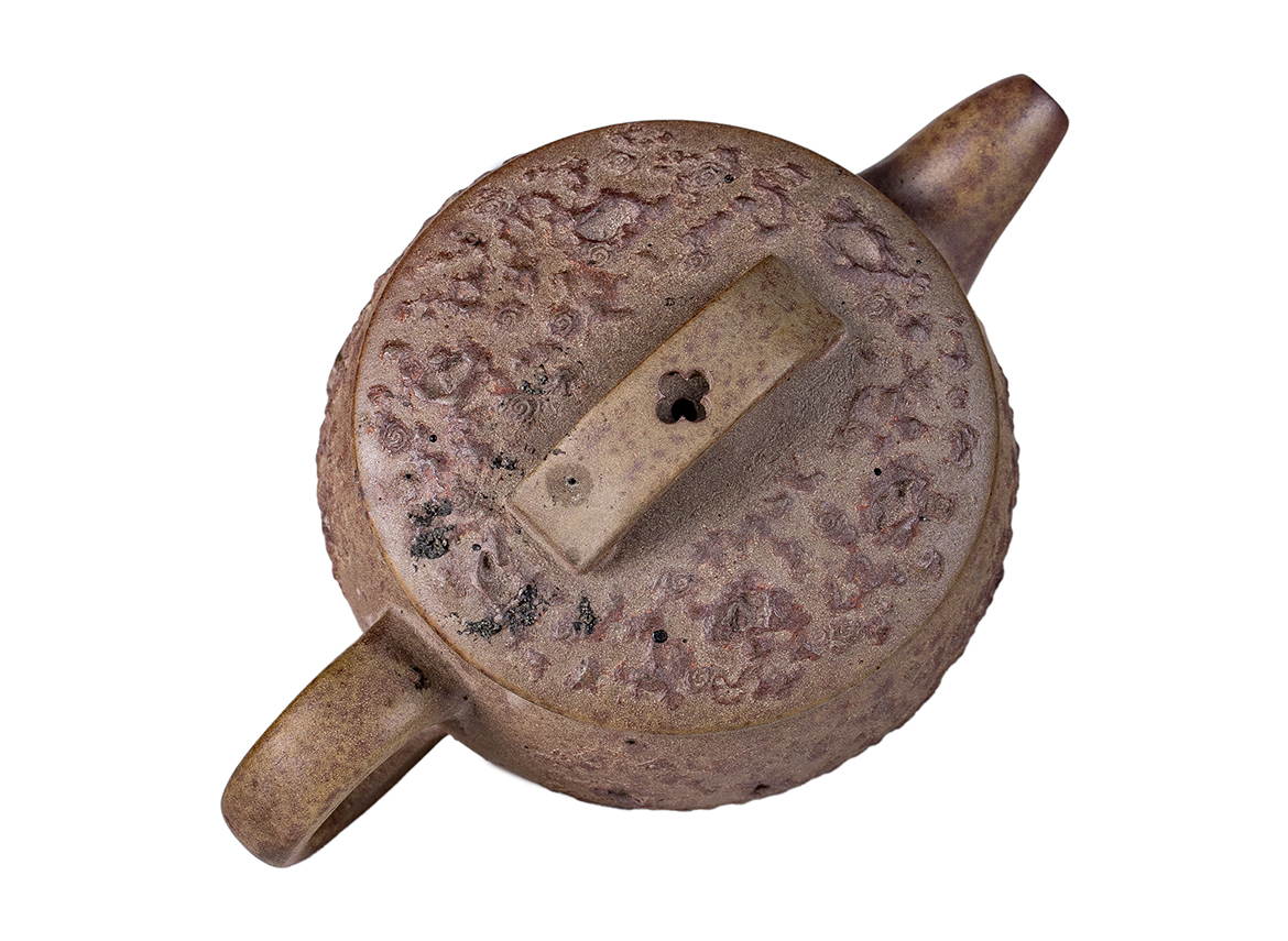 Чайник # 52208, дровяной обжиг/исинская глина, ручная работа, 280 мл.