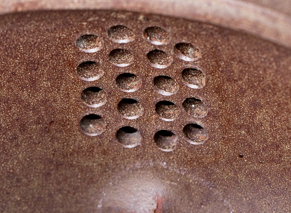 Чайник # 52208, дровяной обжиг/исинская глина, ручная работа, 280 мл.