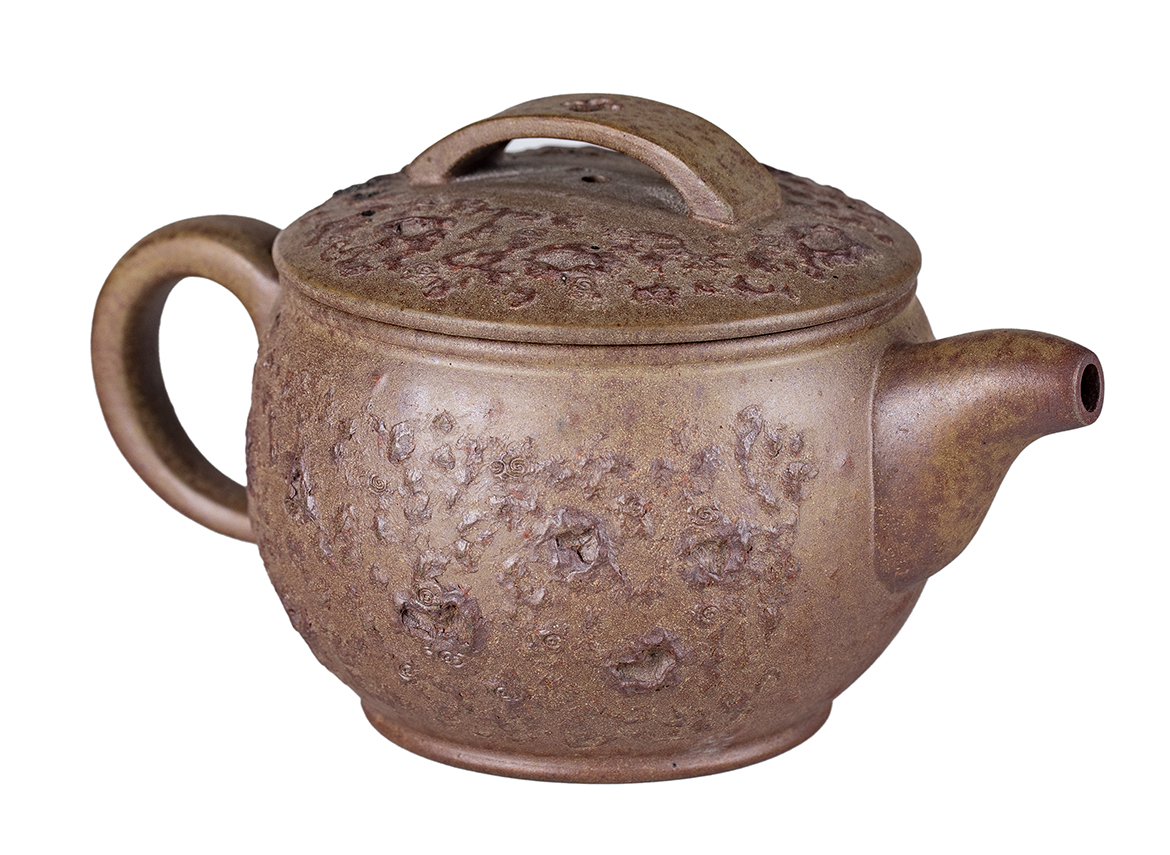 Чайник # 52208, дровяной обжиг/исинская глина, ручная работа, 280 мл.