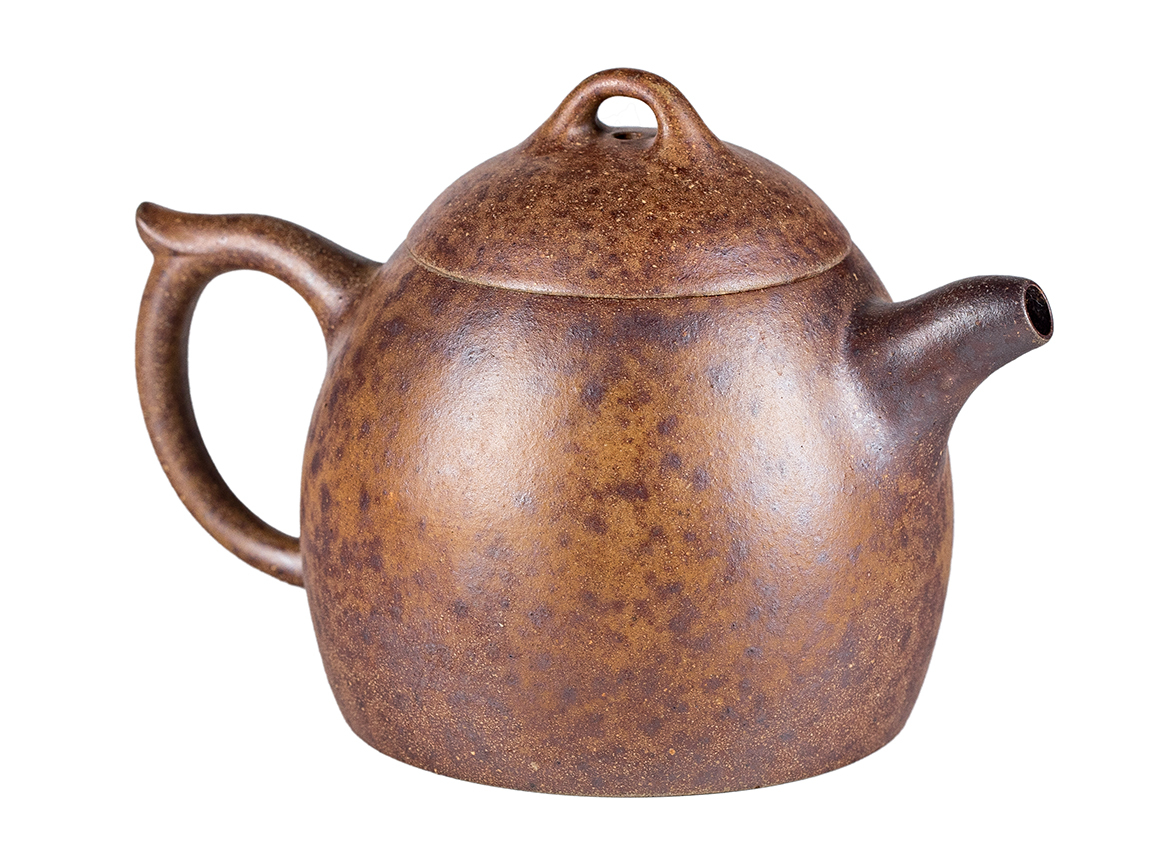 Чайник # 52209, дровяной обжиг/исинская глина, ручная работа, 175 мл.