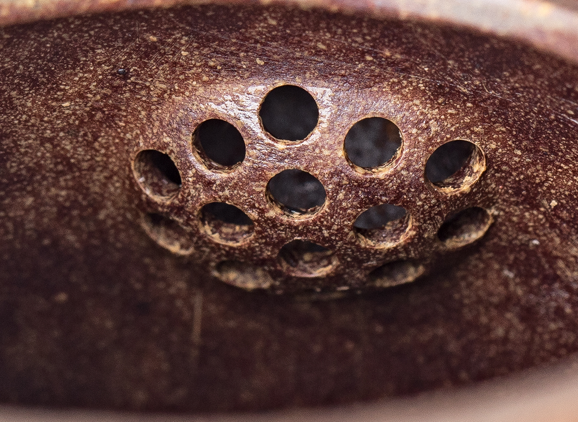 Чайник # 52209, дровяной обжиг/исинская глина, ручная работа, 175 мл.