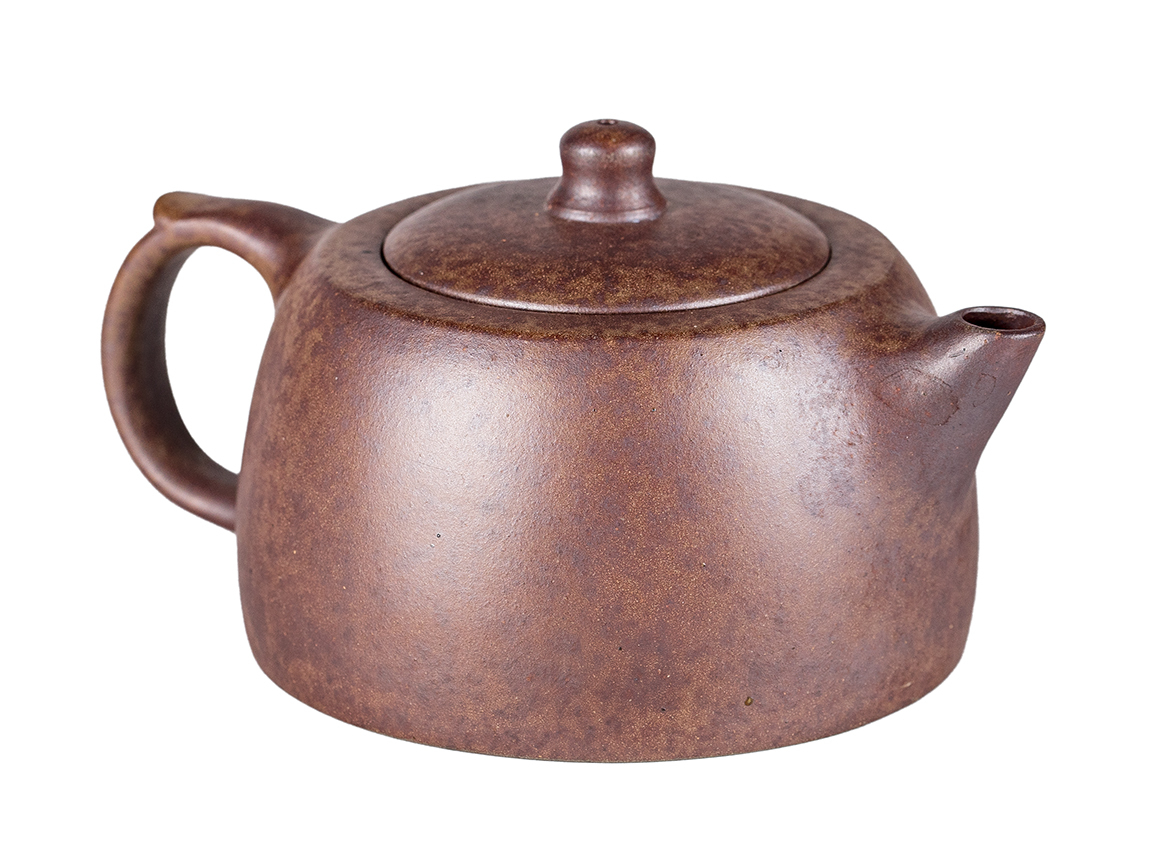 Чайник # 52214, дровяной обжиг/исинская глина, ручная работа, 170 мл.
