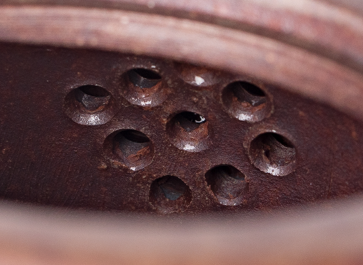 Чайник # 52214, дровяной обжиг/исинская глина, ручная работа, 170 мл.