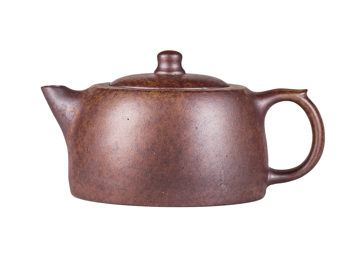 Чайник # 52214, дровяной обжиг/исинская глина, ручная работа, 170 мл.