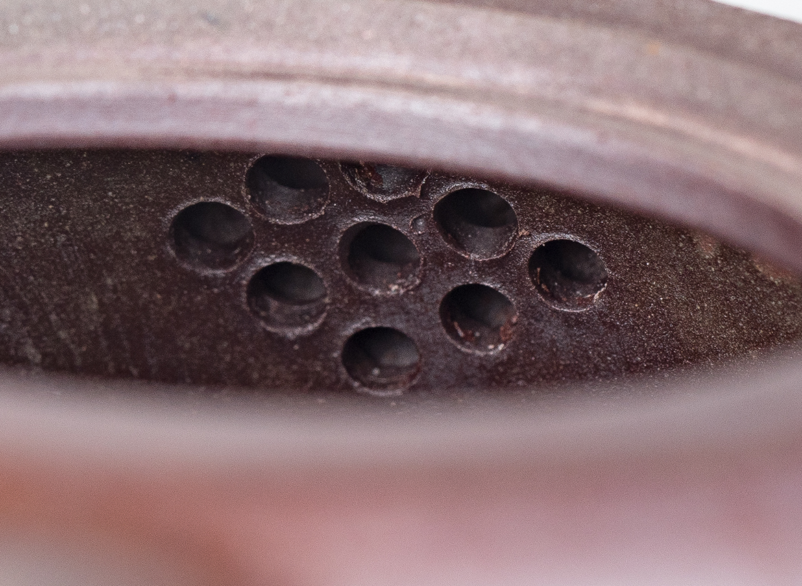 Чайник # 52216, дровяной обжиг/исинская глина, ручная работа, 170 мл.