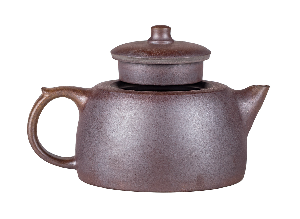 Чайник # 52216, дровяной обжиг/исинская глина, ручная работа, 170 мл.