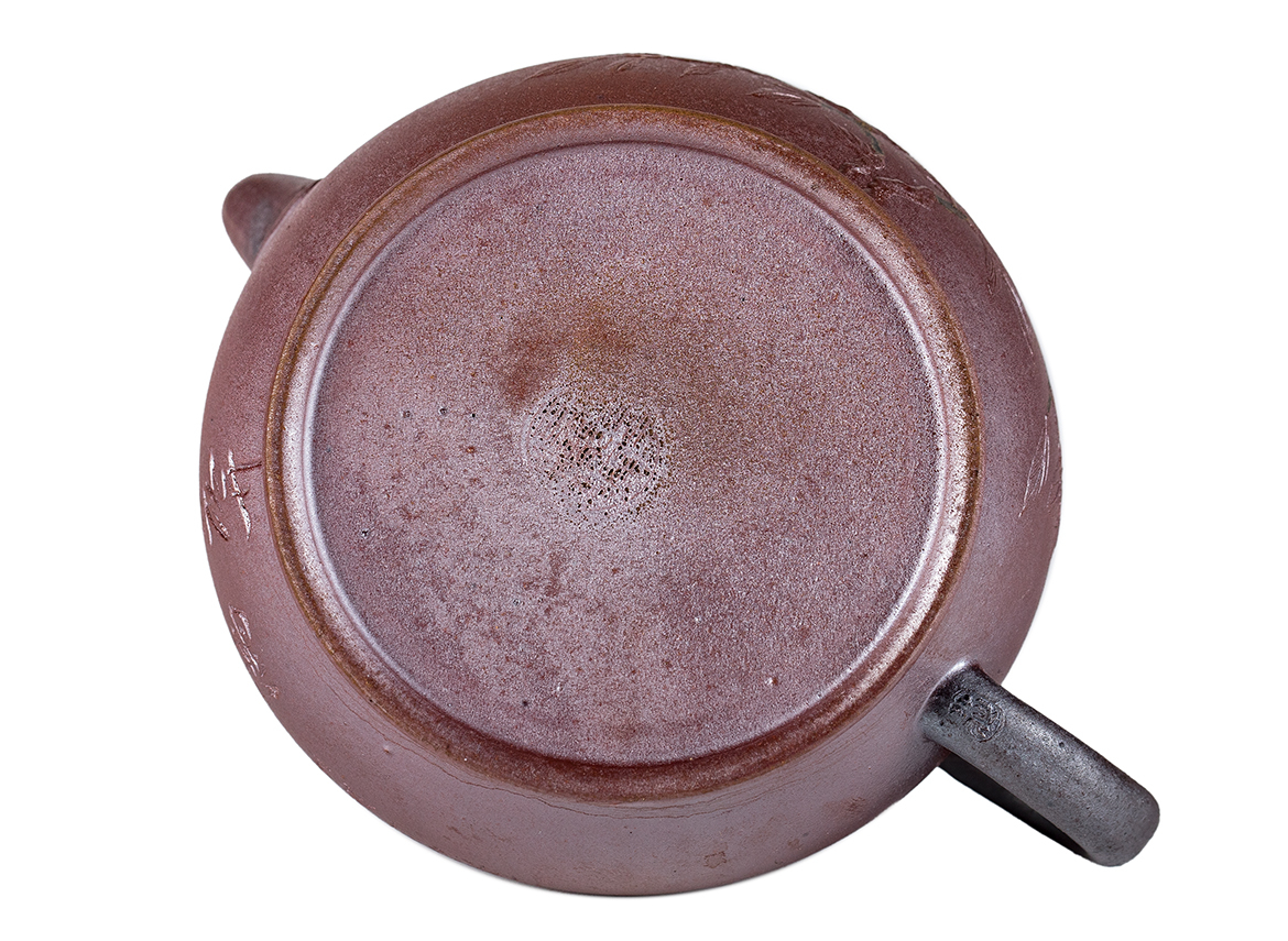 Чайник # 52219, дровяной обжиг/исинская глина, ручная работа, 190 мл.