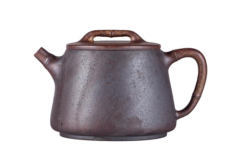 Чайник # 52222, дровяной обжиг/исинская глина, ручная работа, 220 мл.