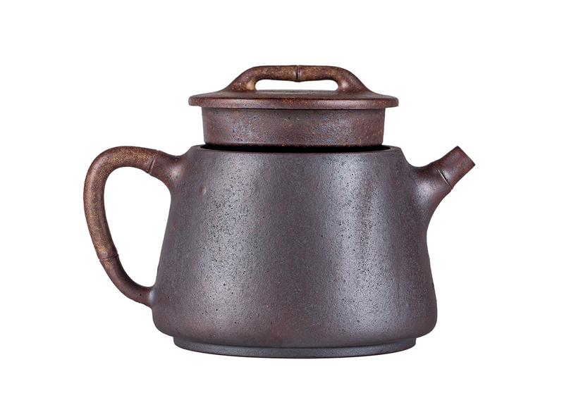 Чайник # 52222, дровяной обжиг/исинская глина, ручная работа, 220 мл.
