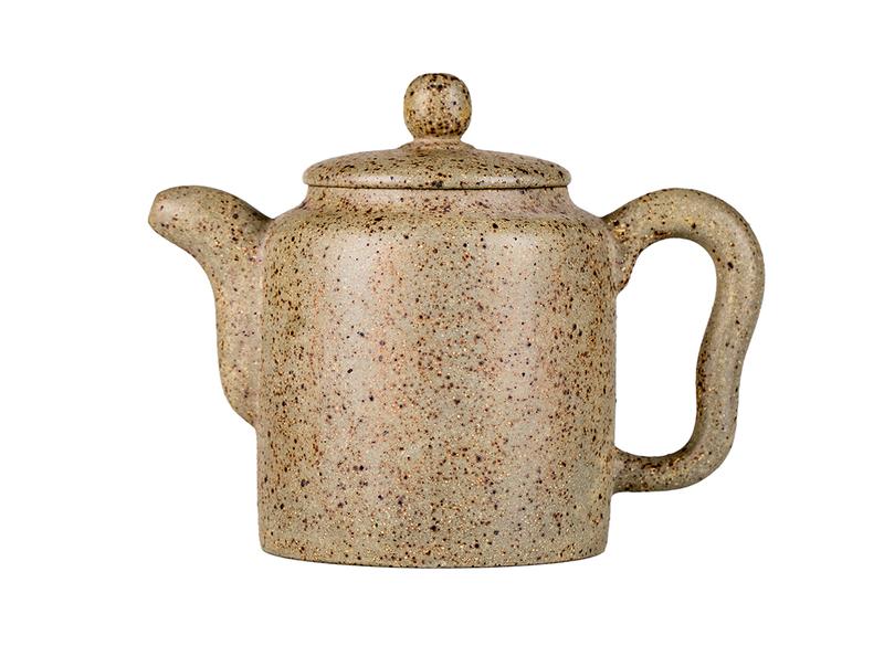 Чайник # 52225, дровяной обжиг/исинская глина, ручная работа, 230 мл.